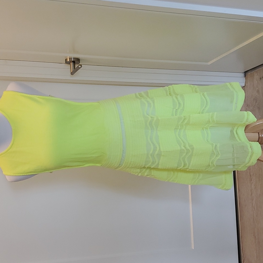 M Missoni Yellow Knit Dress
